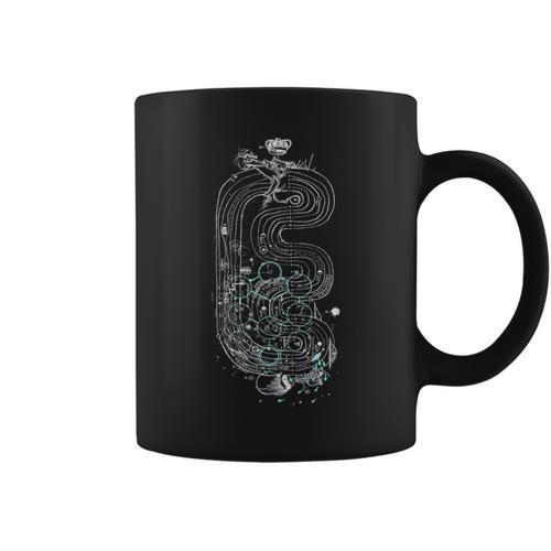 Ouroboros Snake Eating Tail Alternative Book T Shirt Graphic Print Coffee Mug - Bookorys DE