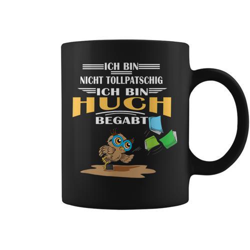 Owl Nicht Tollpatschig Bin Huchbegabt Reading Books Graphic Print Coffee Mug - Bookorys UK