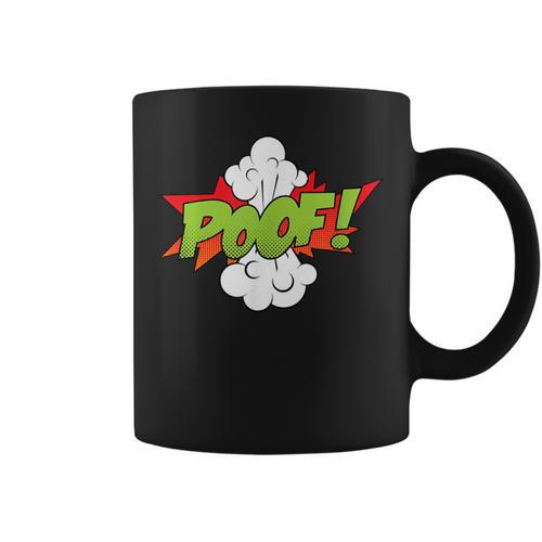 Poof Comic Cool Retro Comic Book Shirt Men Women T-Shirt Graphic Print Coffee Mug - Bookorys CA