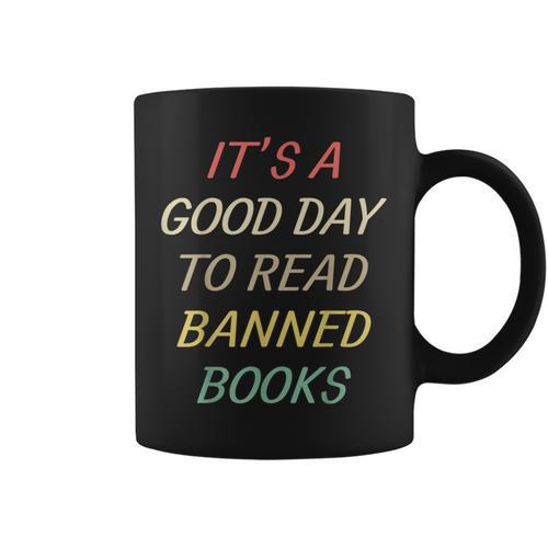 I Read Banned Books Week Read Banned Books Graphic Print Coffee Mug - Bookorys