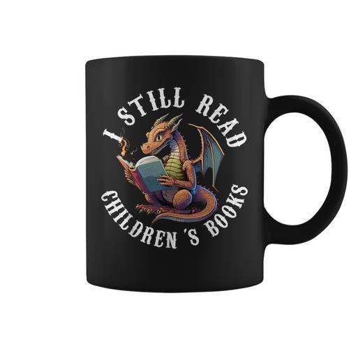 I Still Read Children's Book Bookworm Reader Love Reading Graphic Print Coffee Mug - Bookorys AU