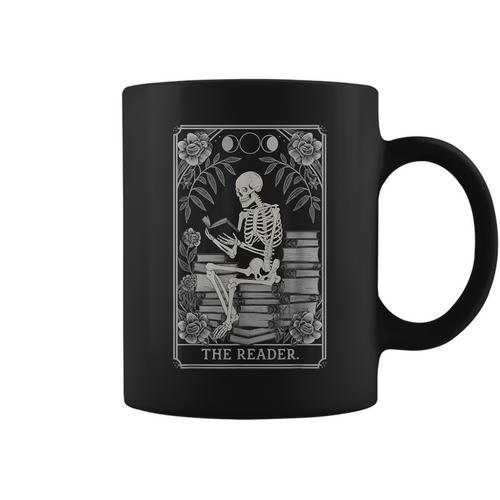 The Reader – Gothic Book Lover Dark Academia Graphic Print Coffee Mug - Bookorys
