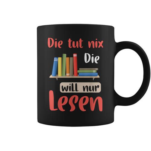 Reading Book Library Literature T-Shirt Graphic Print Coffee Mug - Bookorys AU