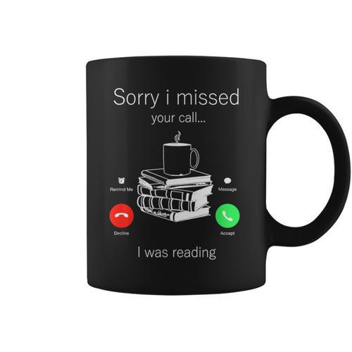 Reading Bookworm Book Lovers Literary Bibliophile Dad Mom Graphic Print Coffee Mug - Bookorys UK
