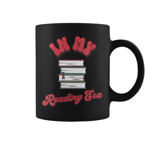 In My Reading Era Book Lover Librarian Author Bookish Reader Graphic Print Coffee Mug - Bookorys