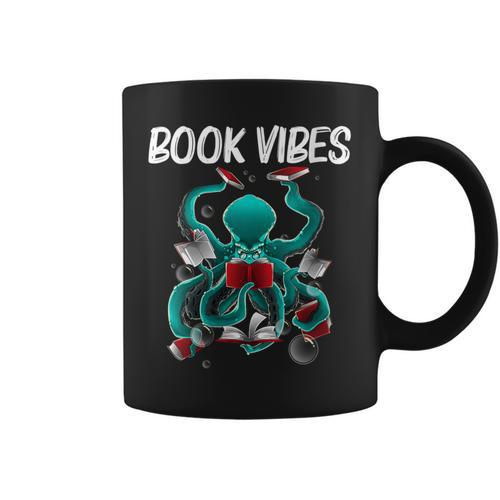 Reading For Men Women Octopus Books Geek Read Learning Graphic Print Coffee Mug - Bookorys UK
