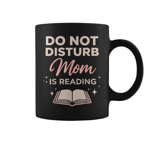 Reading Mom Bookish Mother Book Lover Graphic Print Coffee Mug - Bookorys CA