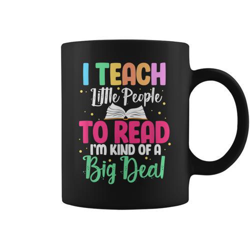 Reading Teacher Book Reader I Teach Little People To Read For Men Women Graphic Print Coffee Mug - Bookorys AU