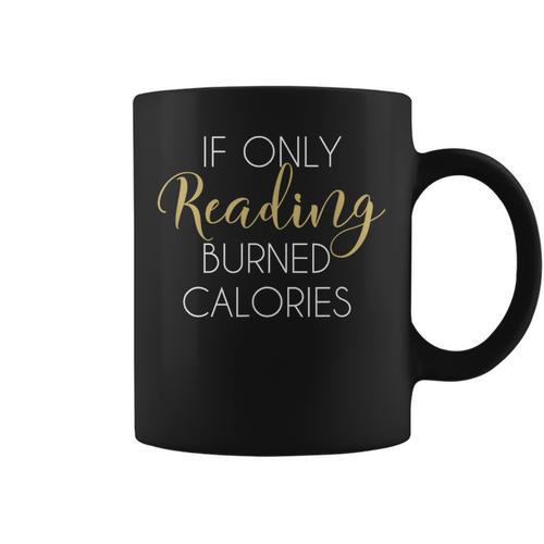 Reading Workout Shirt Gym Fitness Tee Book Lovers Graphic Print Coffee Mug - Bookorys UK