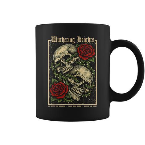 Retro Wuthering Heights Gothic Book Lover Classic Literature Graphic Print Coffee Mug - Bookorys