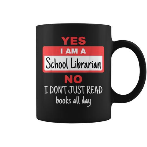 School Librarian Appreciation Don't Read Books Graphic Print Coffee Mug - Bookorys CA