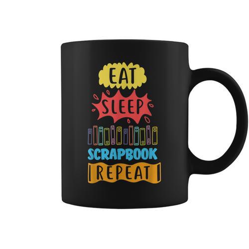 Scrapbooking Humor Crafty Scrap Book Lover Graphic Print Coffee Mug - Bookorys