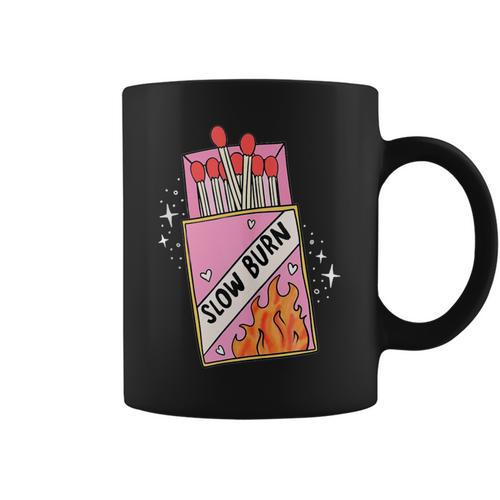 Slow Burn Book Trope Worth The Wait Love Takes Time Graphic Print Coffee Mug - Bookorys UK