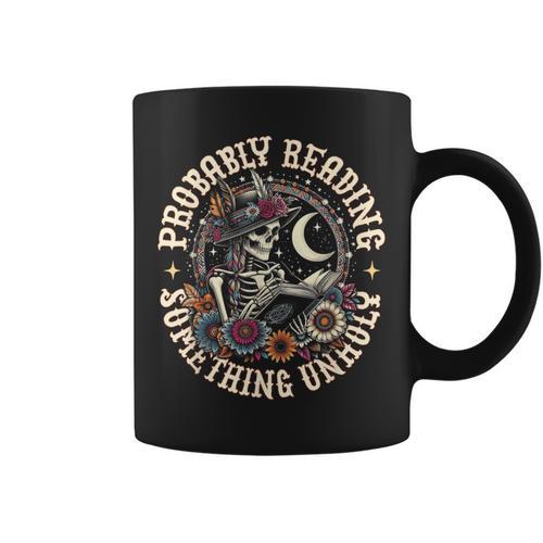 Is That Smutt Books Probably Reading Something Unholy Graphic Print Coffee Mug - Bookorys CA