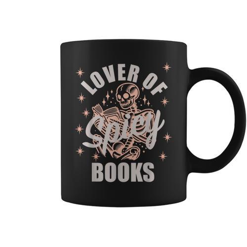 Spicy Bookish Merch Dark Romance Book Spicy Books No Trigger Graphic Print Coffee Mug - Bookorys