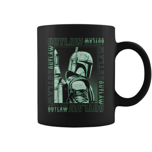 Star Wars The Book Of Boba Fett Outlaw Box Up Graphic Print Coffee Mug - Bookorys