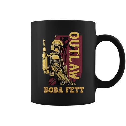 Star Wars The Book Of Boba Fett Outlaw Color Pop Graphic Print Coffee Mug - Bookorys