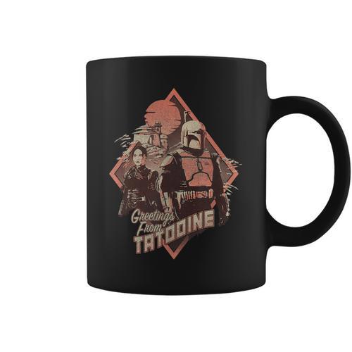 Star Wars The Book Of Boba Fett Vintage Color Pop Poster Graphic Print Coffee Mug - Bookorys