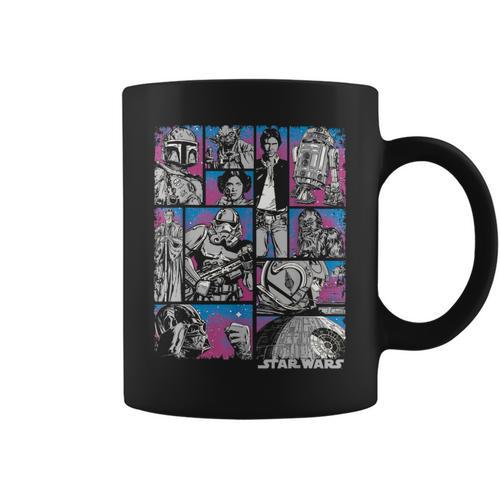 Star Wars Comic Book Page Layout Graphic Print Coffee Mug - Bookorys