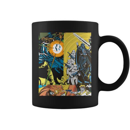 Star Wars Comic Books Battles Darth Vader And Stormtroopers Graphic Print Coffee Mug - Bookorys AU