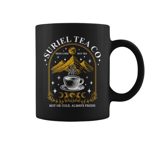 Suriel Tea Co Hot Or Cold Always Fresh Reader Book Lover Graphic Print Coffee Mug - Bookorys DE