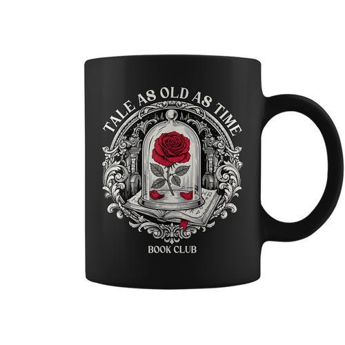 Tale As Old As Time Classic Book Lover Retro Graphic Print Coffee Mug - Bookorys CA