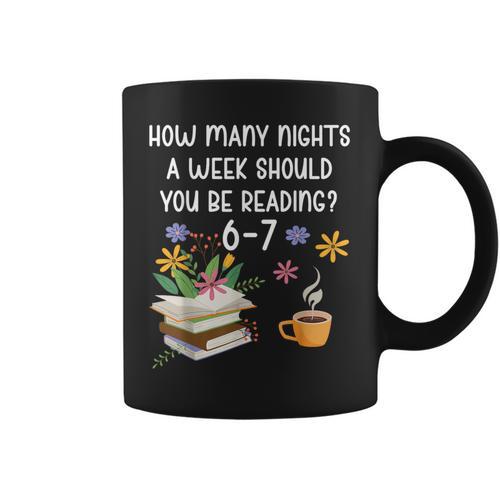 Teacher 67 Six Seven Meme Reading 6-7 Book Lover Graphic Print Coffee Mug - Bookorys AU