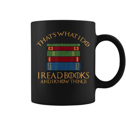 Thats What I Do Read Reading Book Librarian Across America Graphic Print Coffee Mug - Bookorys