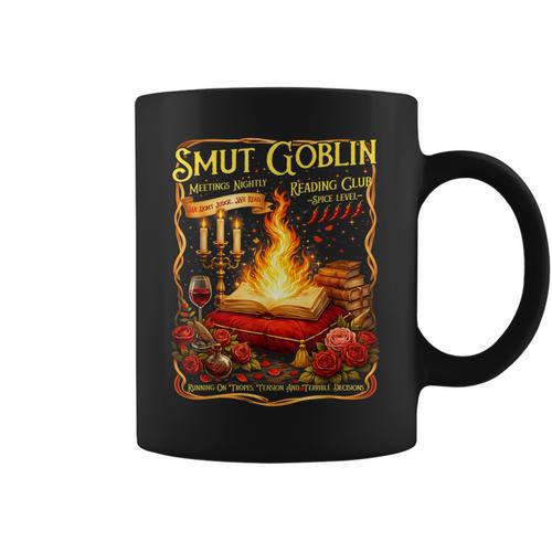 Vintage Smut Goblin Dark Romance Bookish Book Lovers Graphic Print Coffee Mug - Bookorys DE