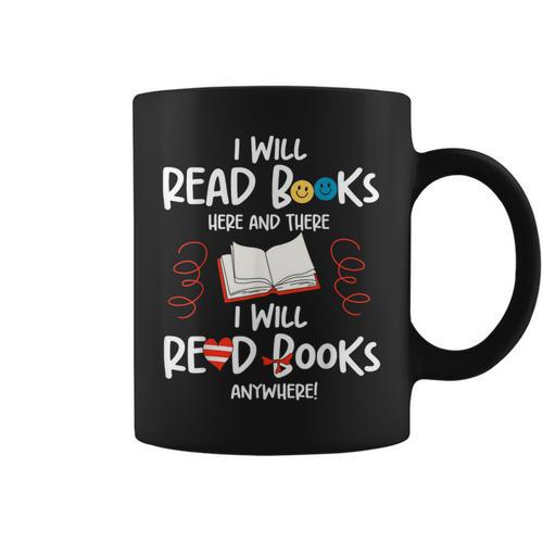 I Will Read Books Bookworm Book Lover Teacher Book Readers Graphic Print Coffee Mug - Bookorys