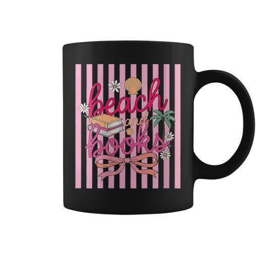 Women's Book Girl Summer Beach Club Summer Reading Graphic Print Coffee Mug - Bookorys