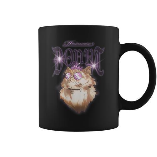 Women's Dungeon Crawler Carl Airbrushed Princess Donut Series Book Graphic Print Coffee Mug - Bookorys UK