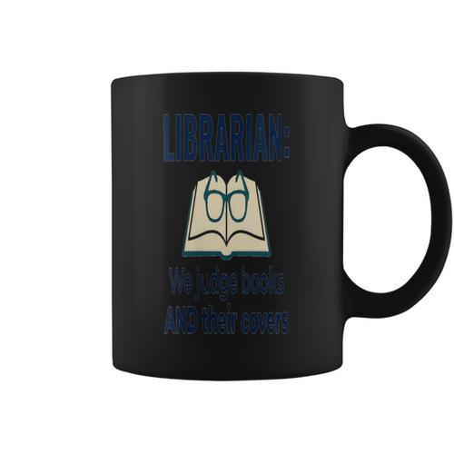 Women's We Judge Books And Their Covers Graphic Print Coffee Mug - Bookorys
