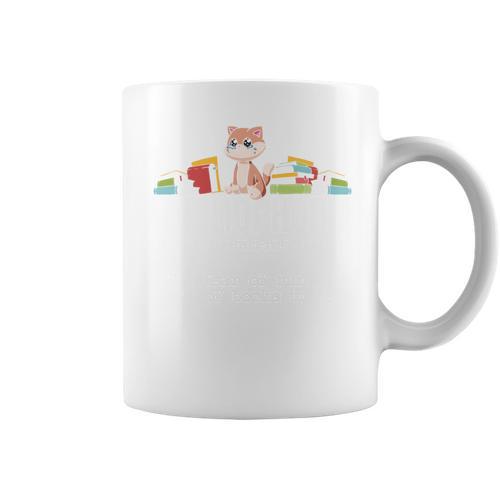 Abibliophobia Definitio For a Book Lovers Bookworm Graphic Print Coffee Mug - Bookorys CA