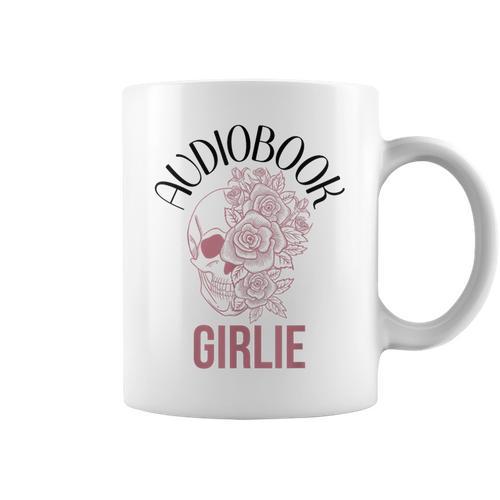 Audio Book Lovers Women Dark Romance Spicy Books Skeleton Graphic Print Coffee Mug - Bookorys