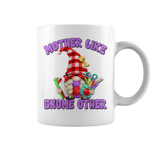 Best Teacher Grandma Gnome With Books For Teacher Mom Saying Graphic Print Coffee Mug - Bookorys