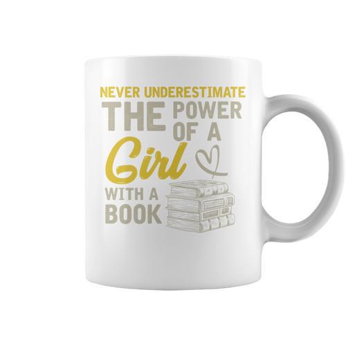 Bibliothekar Women's Bookworm Books Reading Girls Graphic Print Coffee Mug - Bookorys AU