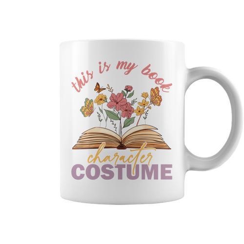 This Is My Book Character Costume Book Lover Graphic Print Coffee Mug - Bookorys