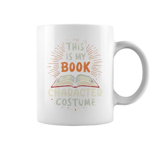 This Is My Book Character Costume Premium Tri-Blend Graphic Print Coffee Mug - Bookorys UK
