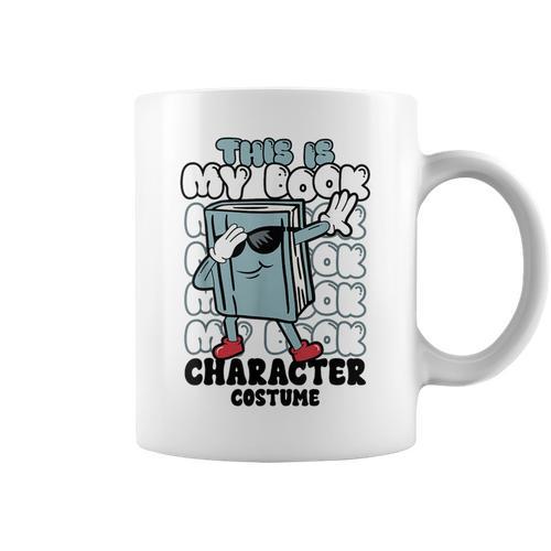 This Is My Book Character Costume Reading Book Lover Graphic Print Coffee Mug - Bookorys