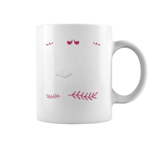 Book Club Squad Reading Group And Wine Drinking Party Premium Tri-Blend Graphic Print Coffee Mug - Bookorys