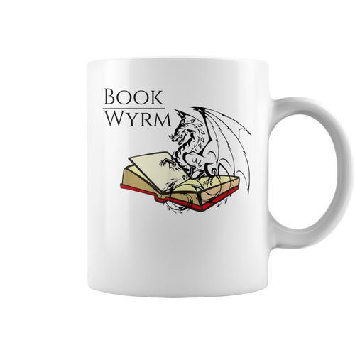 Book Lover I'm A Bookwyrm Not A Bookworm T-Shirt Graphic Print Coffee Mug - Bookorys AU
