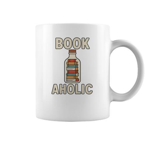 Bookaholic – Book Lover Pun Graphic For Readers Premium Tri-Blend Graphic Print Coffee Mug - Bookorys AU