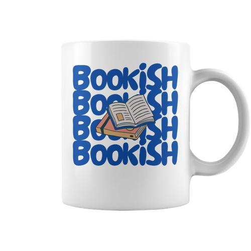 Bookish Fun Inspiring Women Reading Books Graphic Print Coffee Mug - Bookorys DE