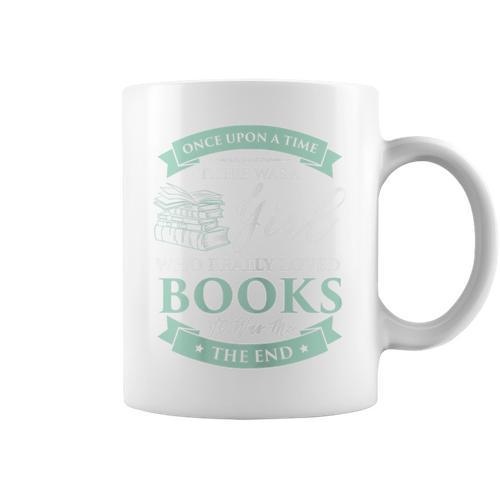 Books Loving Girl I Read Fairy Tale Bookaholic Idea T-Shirt Graphic Print Coffee Mug - Bookorys