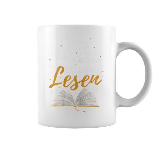 Books Saying Die Tut Nichts Die Will Nur Lesen Graphic Print Coffee Mug - Bookorys