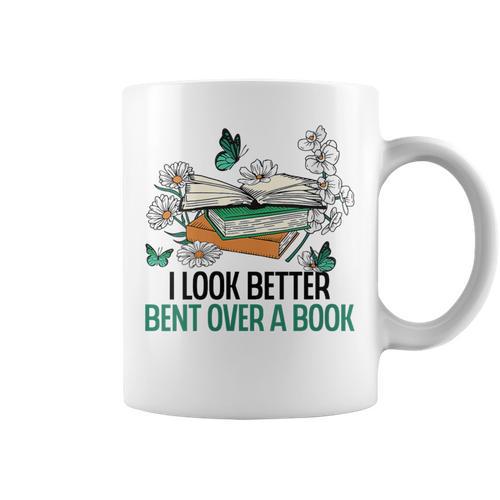 I Like My Books Spicy And My Coffee Icy Introvert Bookworm Graphic Print Coffee Mug - Bookorys
