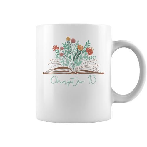 Cute 13th Birthday Chapter 13 Official Teenager Book Lover Graphic Print Coffee Mug - Bookorys AU