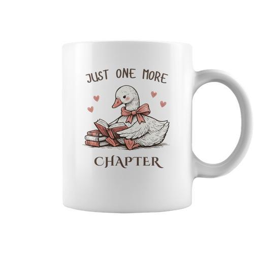 Cute Book Loving Duck Graphic Print Coffee Mug - Bookorys UK