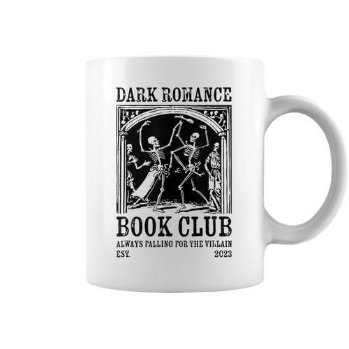 Dark Romance Book Club Always Falling For The Villain Graphic Print Coffee Mug - Bookorys